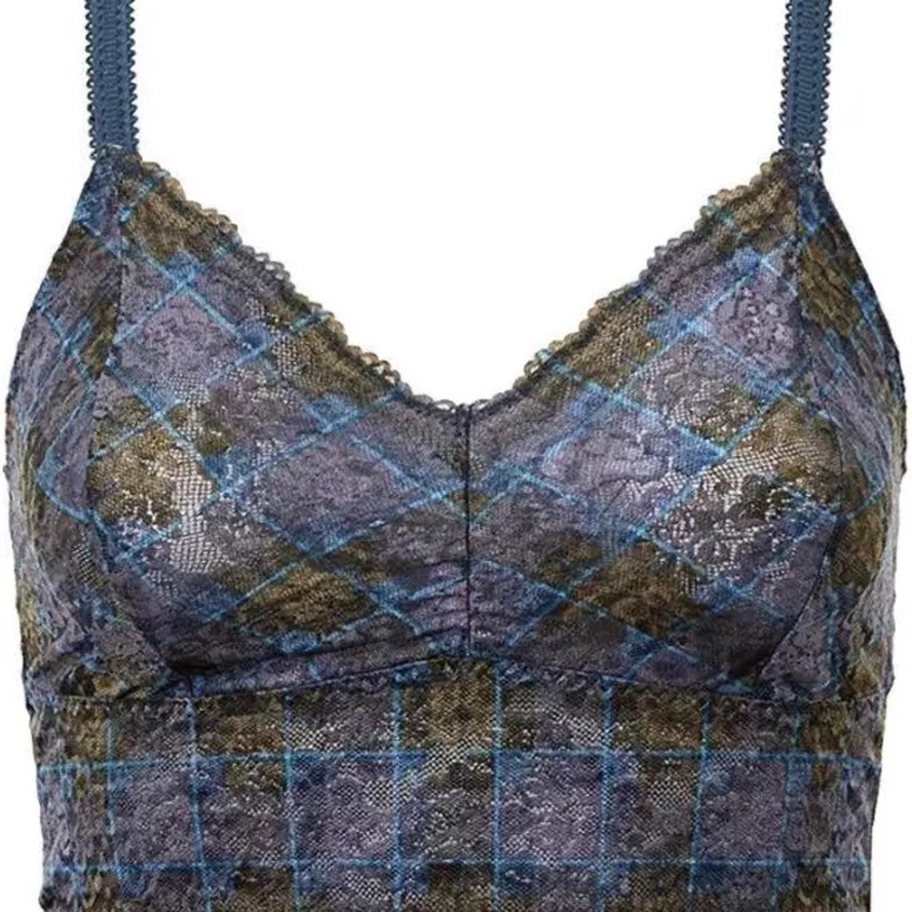 Torrid Outlander Lace Tartan Bralette, Size 1 (XL)
